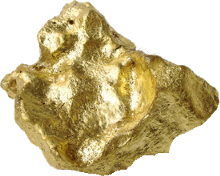 Gold nugget PNG image-11034